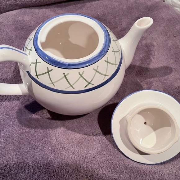 Vintage Casafina Malveira Hand Painted TEA POT Signed and Numbered PORTUGAL - Picture 6 of 7